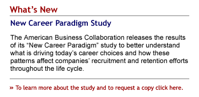 New Career Paradigm Study Published